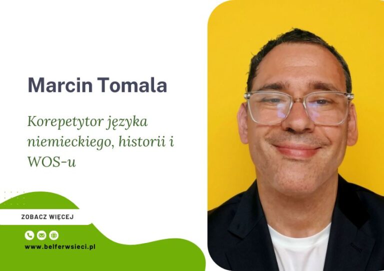 Marcin Tomala Korepetytor języka niemieckiego, historii i WOS-u online