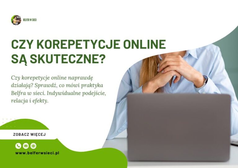 Czy korepetycje online są skuteczne