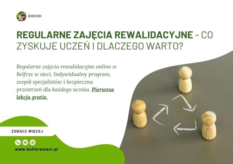 Regularne zajęcia rewalidacyjne - co zyskuje uczeń i dlaczego warto